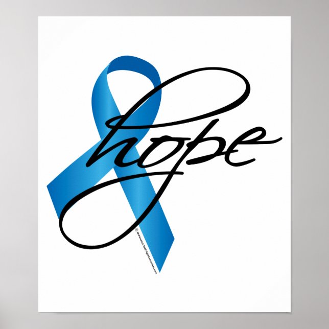 Poster Esperança de Fita de Abuso Infantil (Frente)