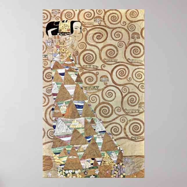 Poster Esperança de Gustav Klimt (Frente)