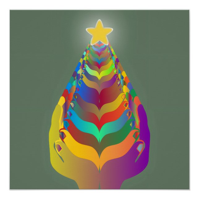 Póster Esperança e União de Natal (Frente)