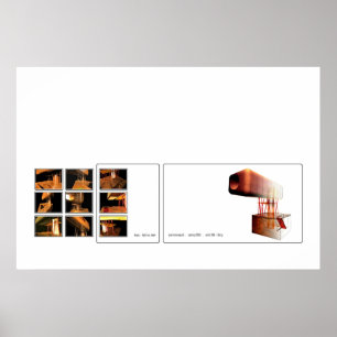 Poster esperança: luz contra a obscuridade