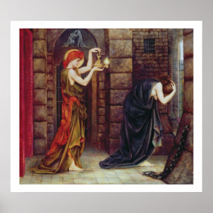 Póster Esperança na prisão do desespero (óleo em canva