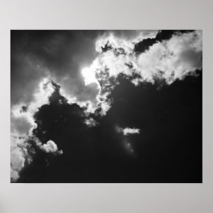 Poster Esperança no revestimento das nuvens.