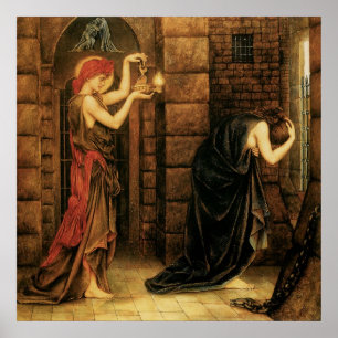 Poster Esperança numa prisão de desespero por Evelyn De