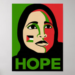 Póster Esperança para a Palestina