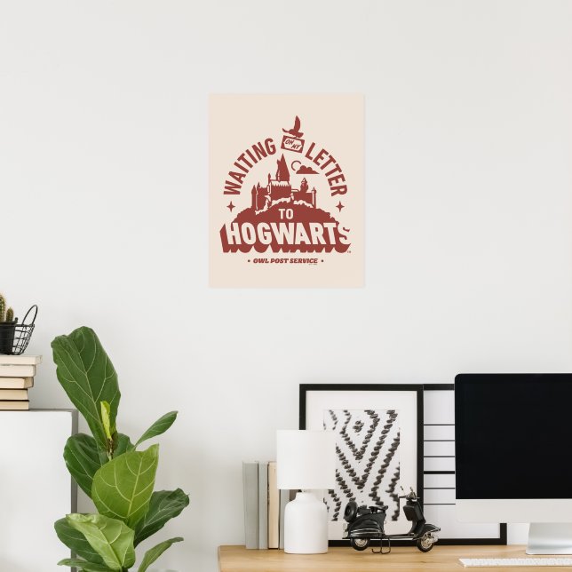 Poster Esperando minha Carta para HOGWARTS™ (Escritório em casa)