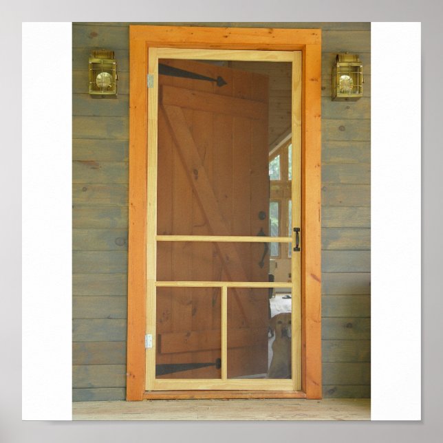 Póster Esperando Na Porta (Frente)