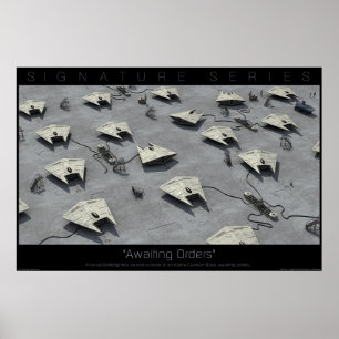 Poster Esperando ordens