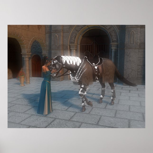 Poster Esperando pelo cavaleiro (Frente)