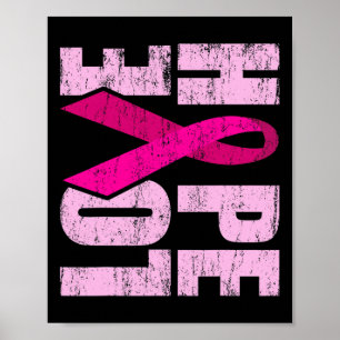 Poster ESPERO AMOR Sensibilização do Cancer Mama Dia Mund