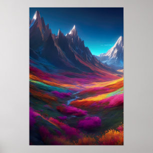 Poster Espetacular Serenidade, Cores no Vale