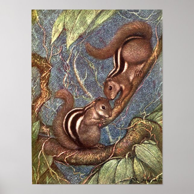 Póster Espetáculos de Louis Sargent, Animais Selvagens Vi (Frente)