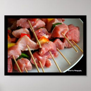 Poster Espetos de Pimenta de Porco