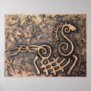 Poster Espião, cavalo de Odin com oito pernas