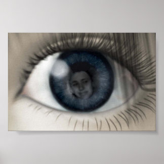 Poster espião do olho
