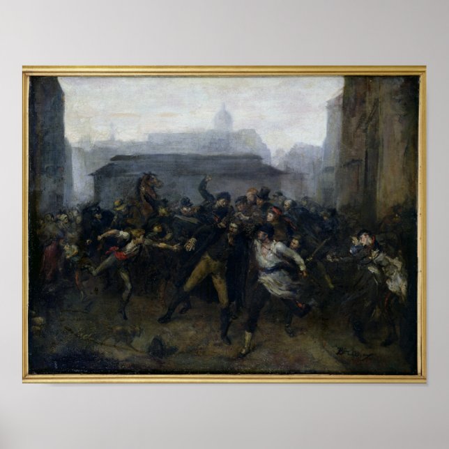 Póster Espião, Episódio do Cerco de Paris, 1871 (Frente)