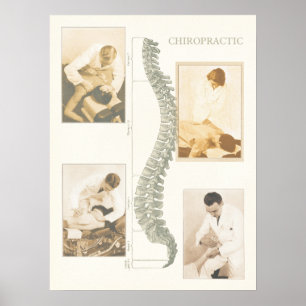 Poster espinal do ajuste da quiroterapia