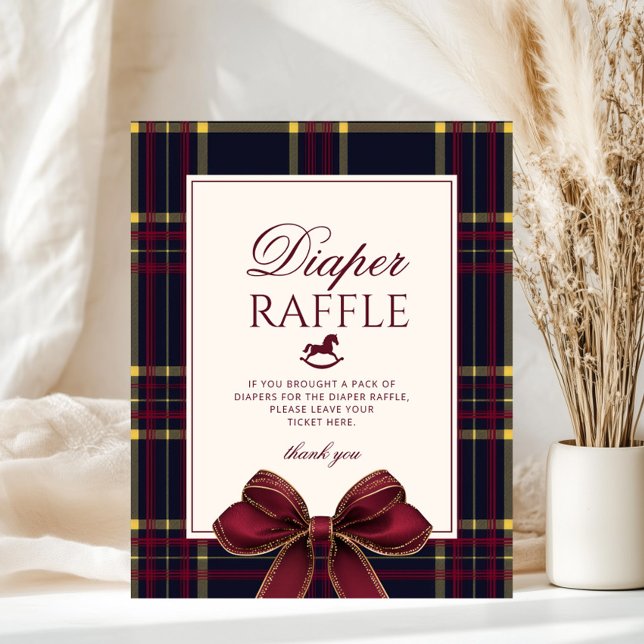 Poster Espingarda de Fralda de Xadrez de Polo de Cavalo-R (Criador carregado)