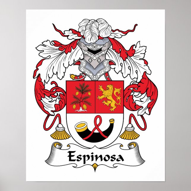 Poster Espinosa Family Crest (Frente)