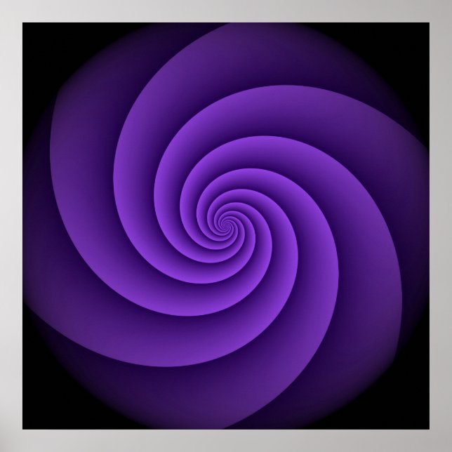 Póster Espirais de fundo abstrato soft IV (Frente)