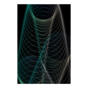 Póster Espirais infinitos