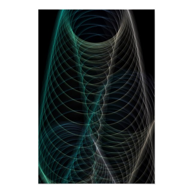 Póster Espirais infinitos (Frente)