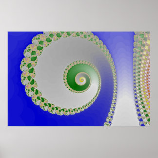 Póster Espiral de cor