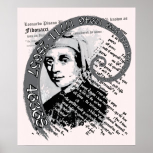 Poster Espiral de Fibonacci