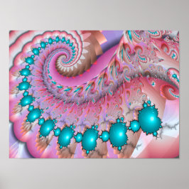 Poster Espiral de Mandelbrot