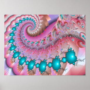 Poster Espiral de Mandelbrot