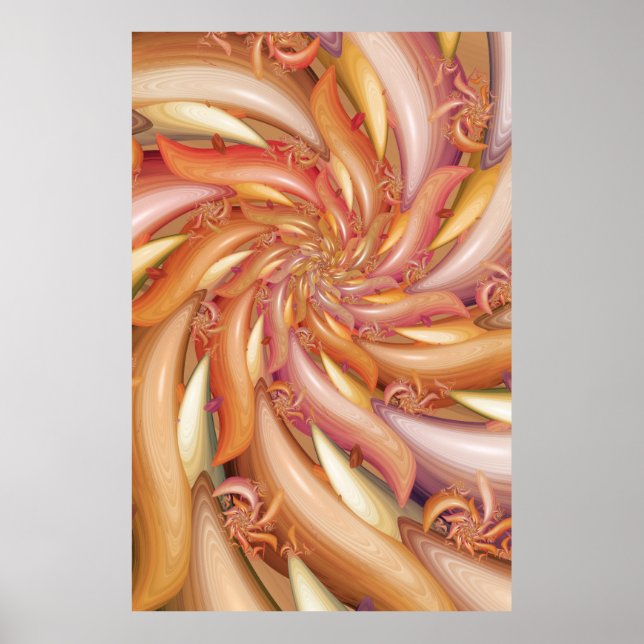 Poster Espiral de Outono (Frente)
