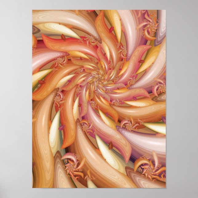 Poster Espiral de Outono (Frente)