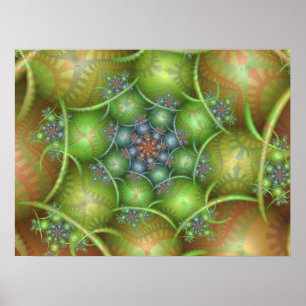 Poster Espiral de Ovos de Páscoa