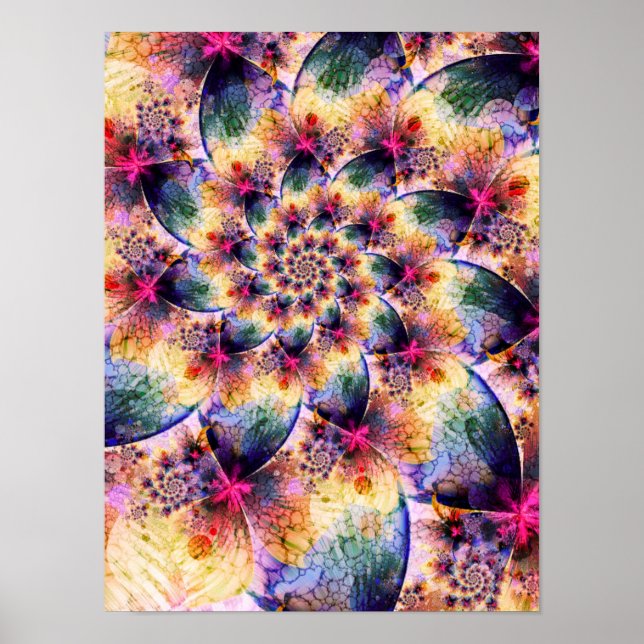 Poster Espiral de Primavera (Frente)