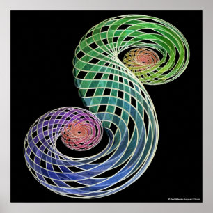 Póster Espiral dobro