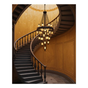 Póster Espiral Elegante