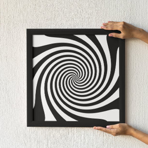 Poster Espiral Preta