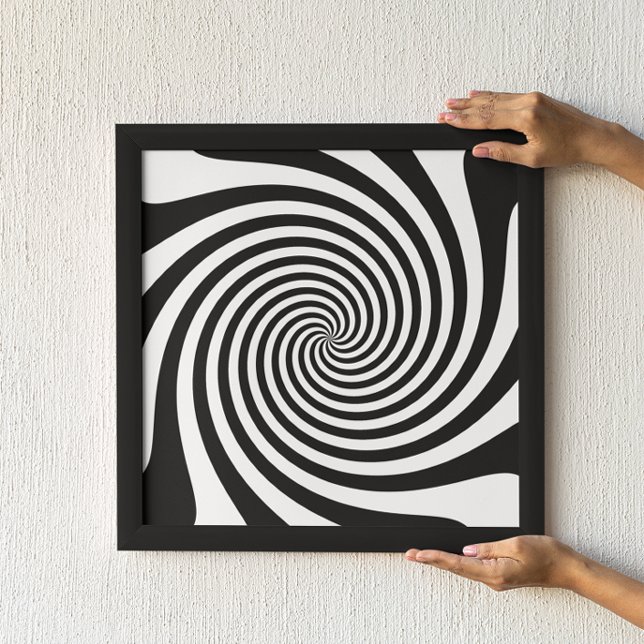 Poster Espiral Preta (Criador carregado)