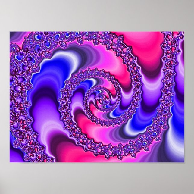 Póster Espiral Roxa (Frente)