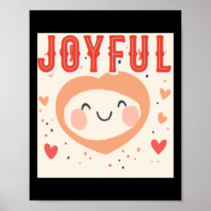 Poster Espírito Alegre Com Um Coração Bonito