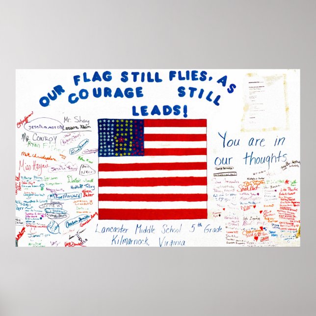 Póster Espírito Americano (Frente)