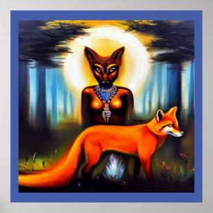 Poster Espírito Animal Fox 3