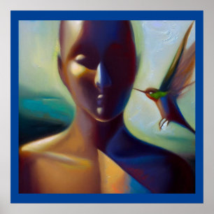 Poster Espírito Animal Hummingbird 3