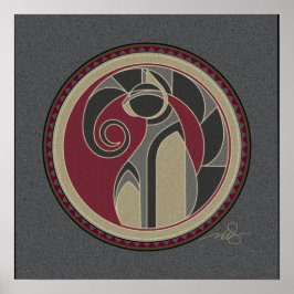 Poster Espírito Da cinza De Gato