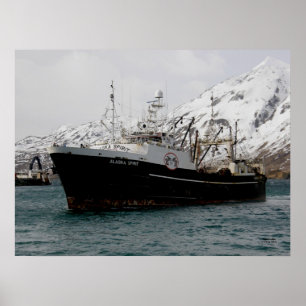Póster Espírito de Alaska, F.C.A. Fishing Traineira