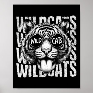 Poster Espírito de Equipe de Fã de Esportes Escolares Wil