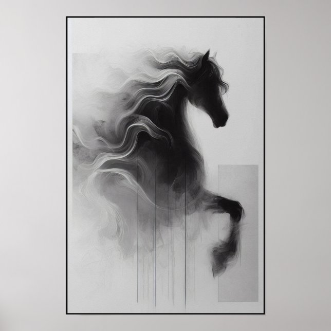 Poster Espírito do Enfumaçado Stallion (Frente)