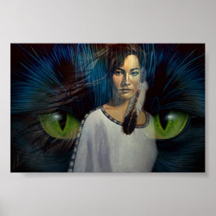 Póster Espírito do gato