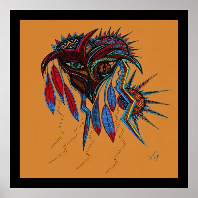 Póster Espírito do Guerreiro (Frente)