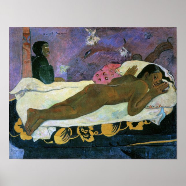 Poster Espírito do Morto Vigiando, Gauguin (Frente)