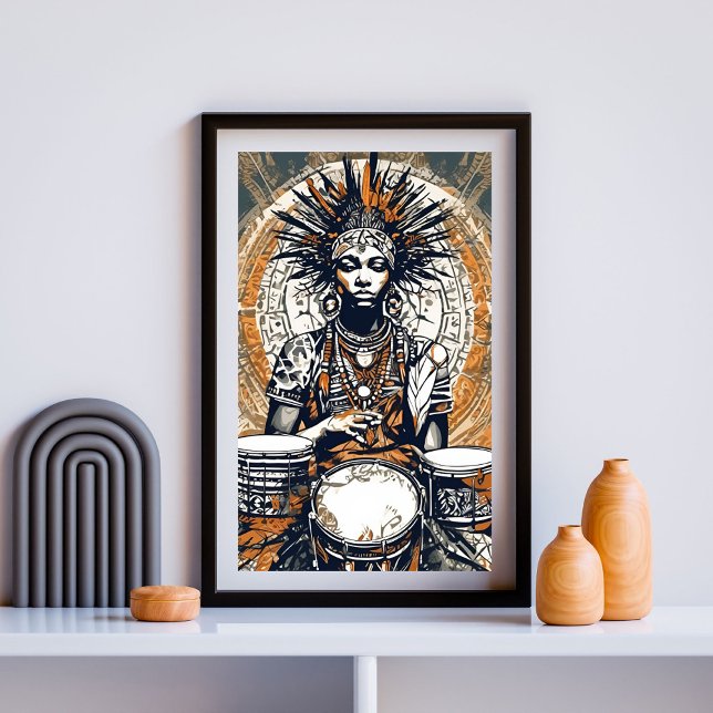 Poster Espírito do Ritmo Ancestral (Criador carregado)